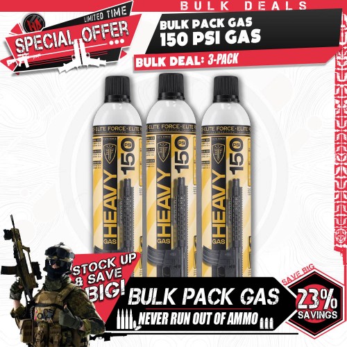 BULK DEALS: 150 PSI Green Gas (3 Pack), Buy More and SAVE with our BULK DEALS